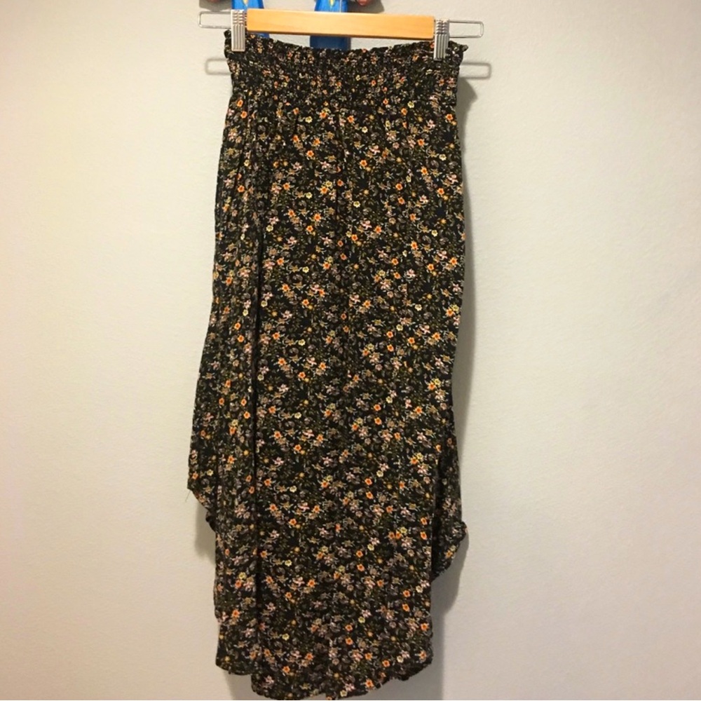 Floral maxi skirt
